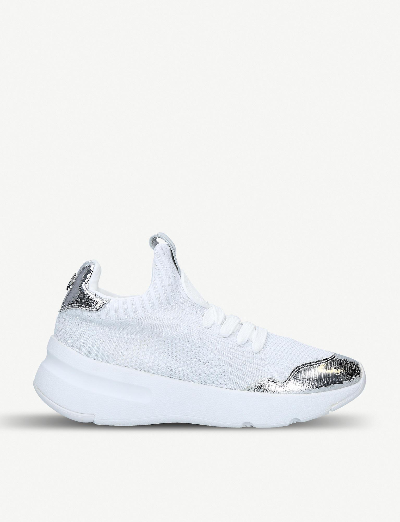 DKNY Rubber Pamela Flat Sneakers White - Lyst