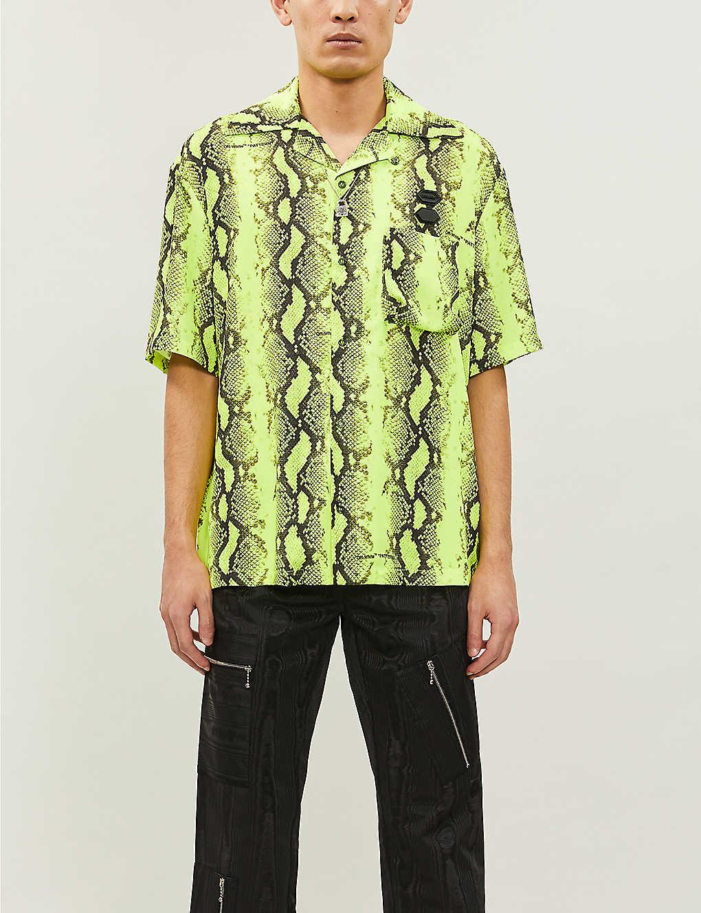 Off-White snake pattern shirt