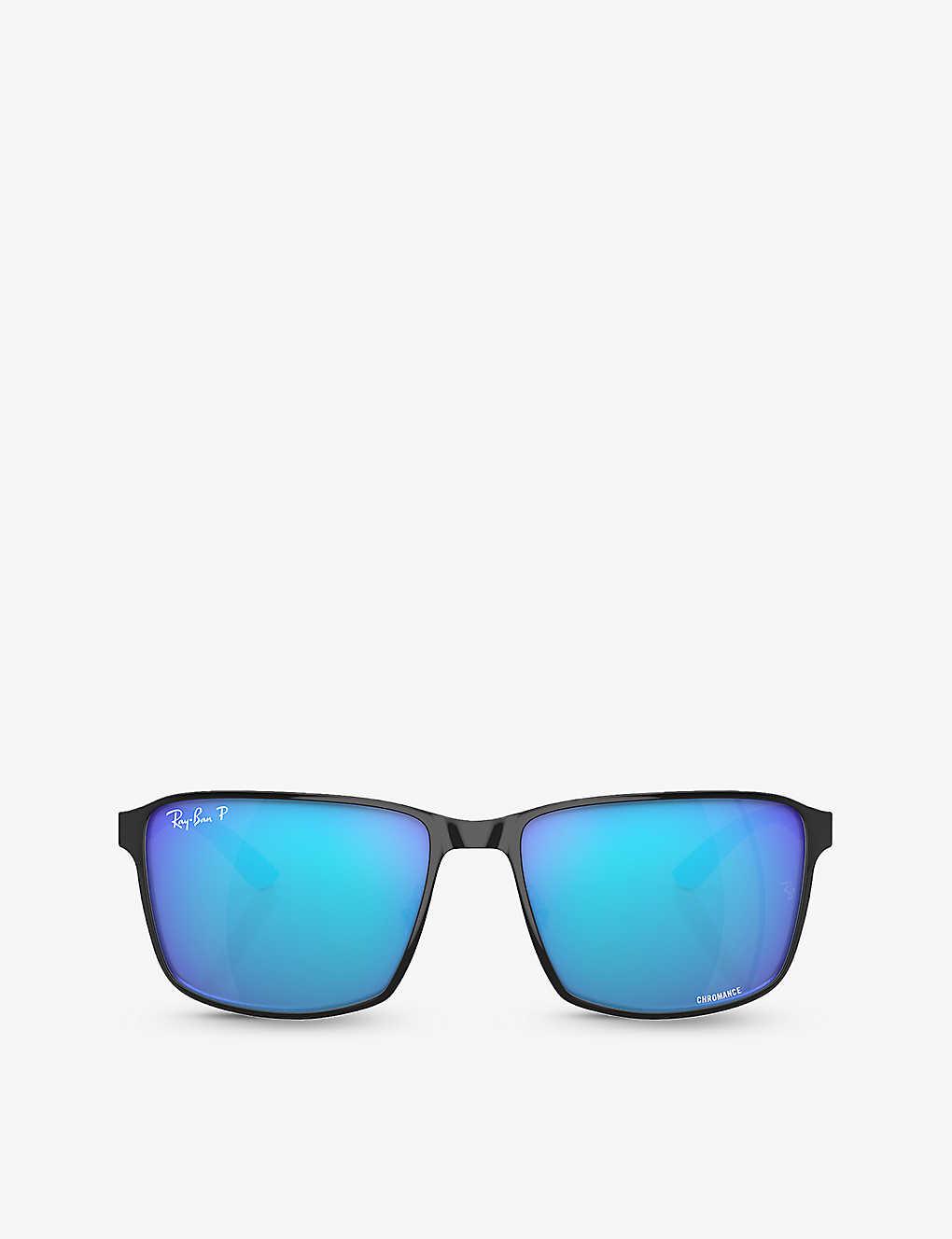 Ray ban sales square metal sunglasses