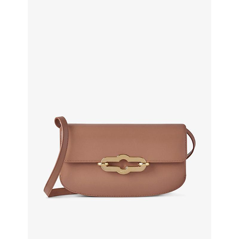 Mulberry East West Pimlico Leather Crossbody Bag in Brown Lyst