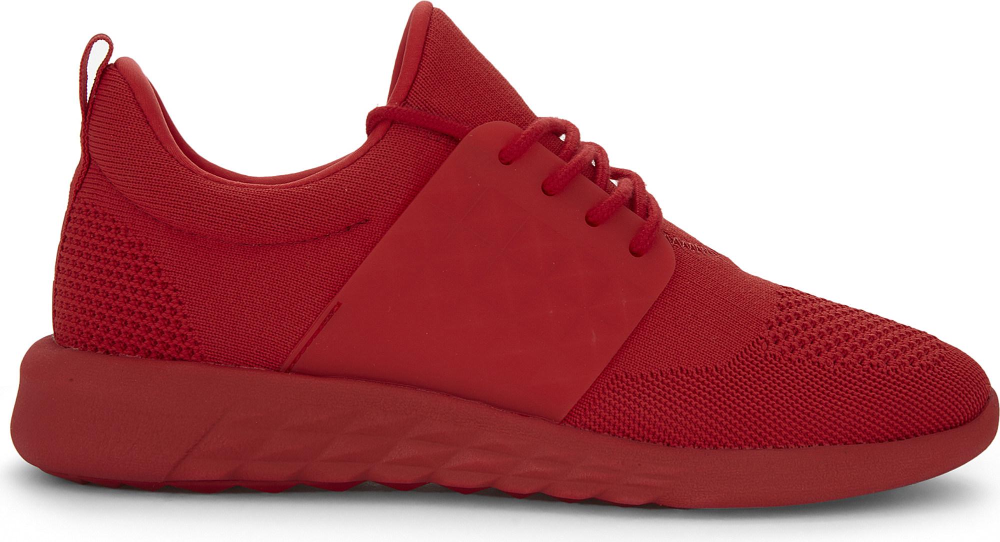 aldo red trainers