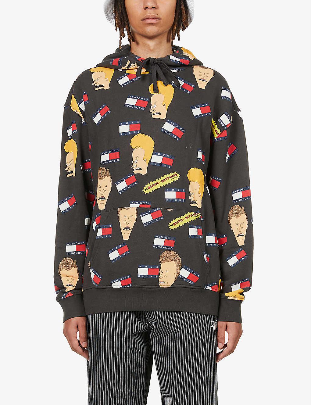 Tommy Hilfiger Mens Blackout X Mtv Beavis And Butt-head Graphic 