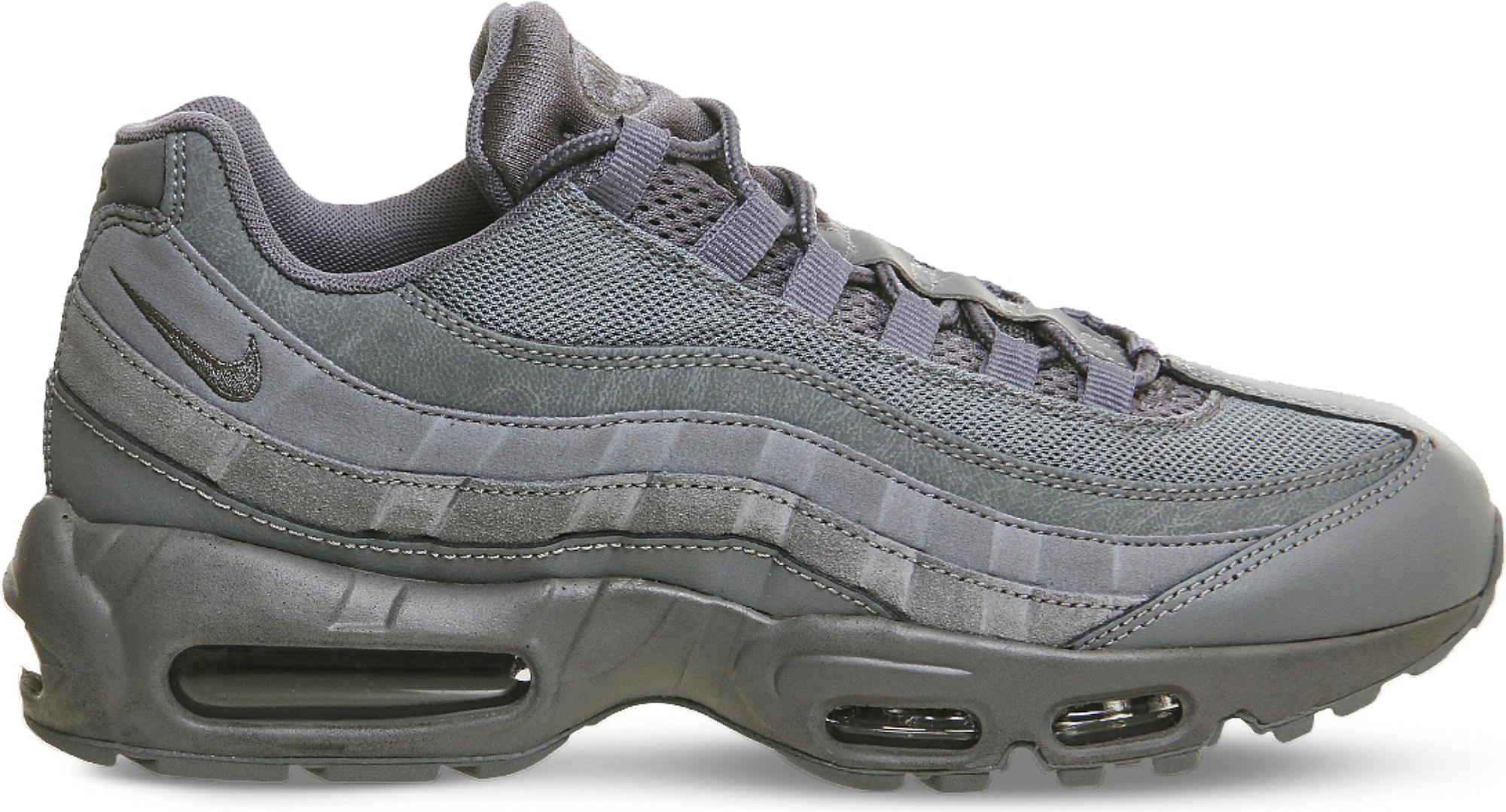 Nike Air Max 95 Suede And Mesh Trainers 