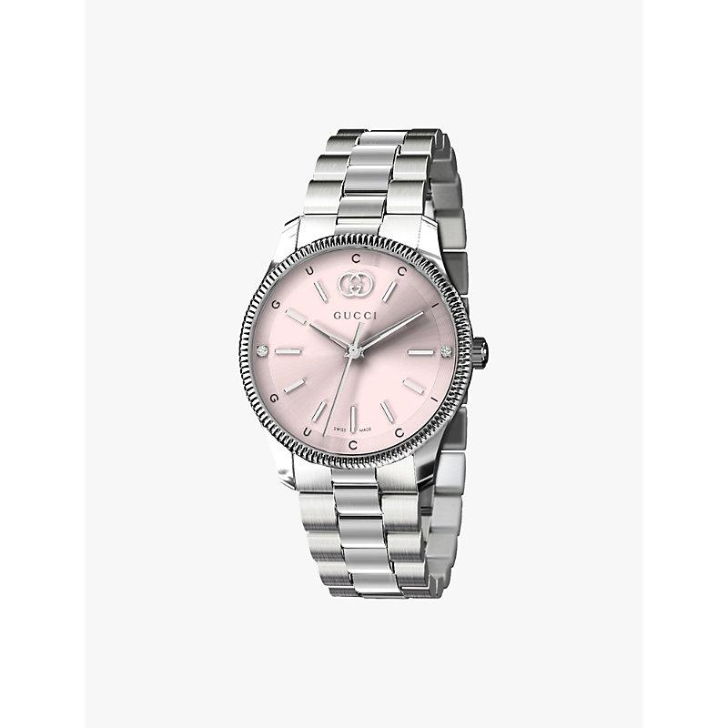 Gucci Ya1265061 G Timeless Stainless Steel Watch in Metallic for Men Lyst