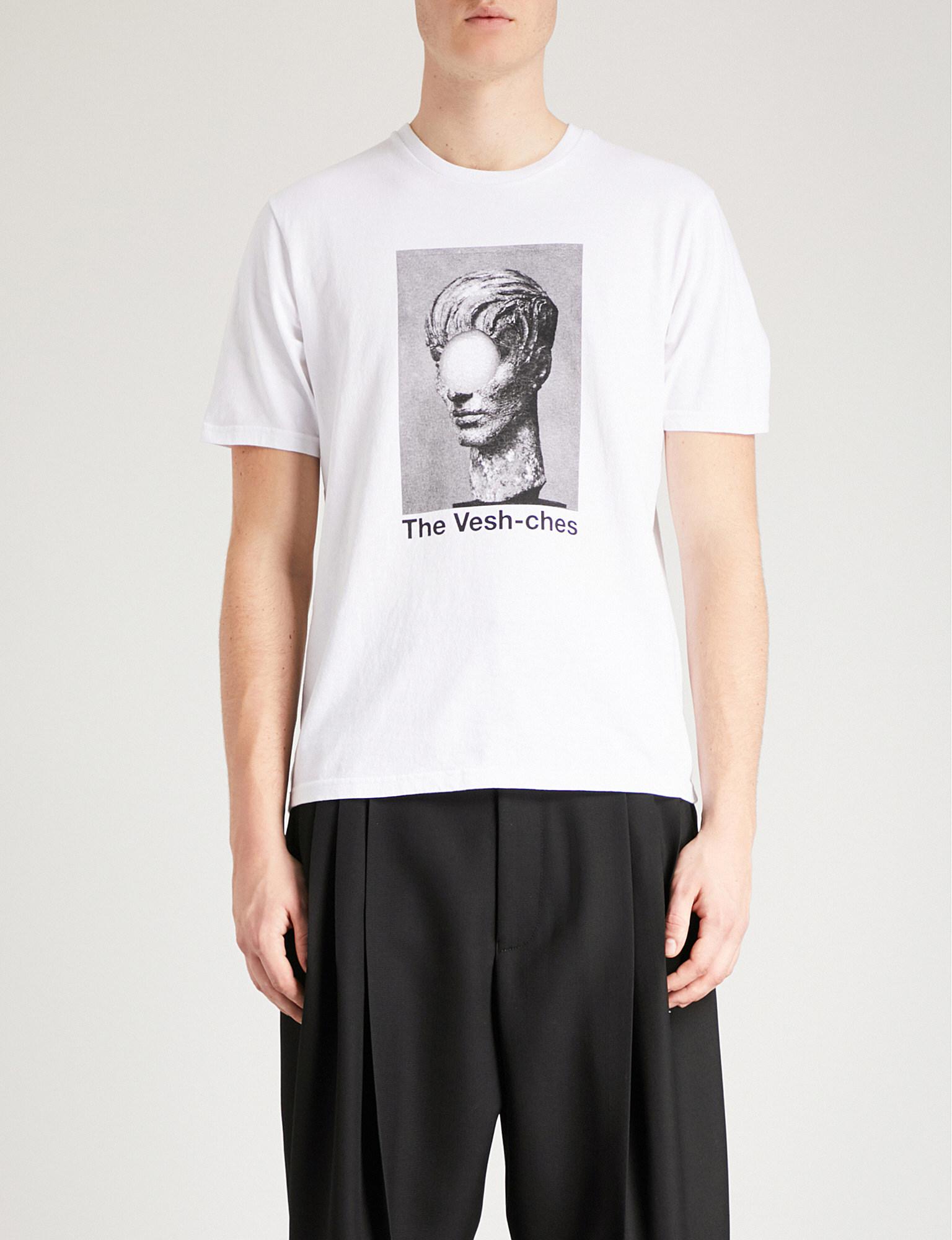 Undercover The Vesh-ches Cotton-jersey T-shirt in White for Men | Lyst
