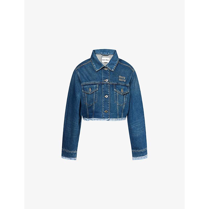 Miu Miu Jean and denim jackets for Women | Online Sale up to Miu Miu Jean and denim jackets for Women | Online Sale up to