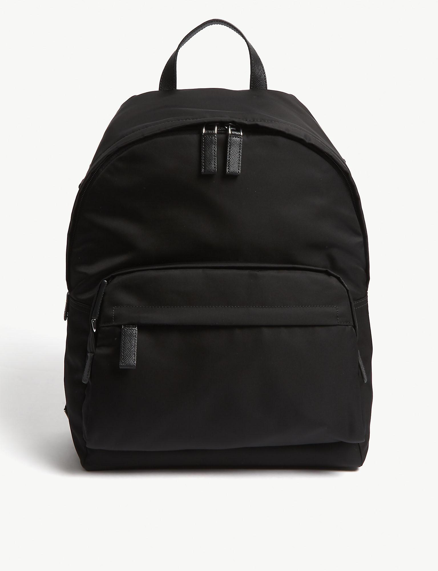 prada technical backpack