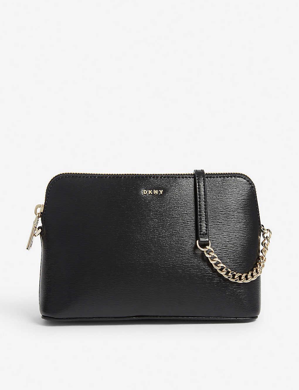 DKNY Bryant Saffiano Leather Crossbody Bag in Black Lyst