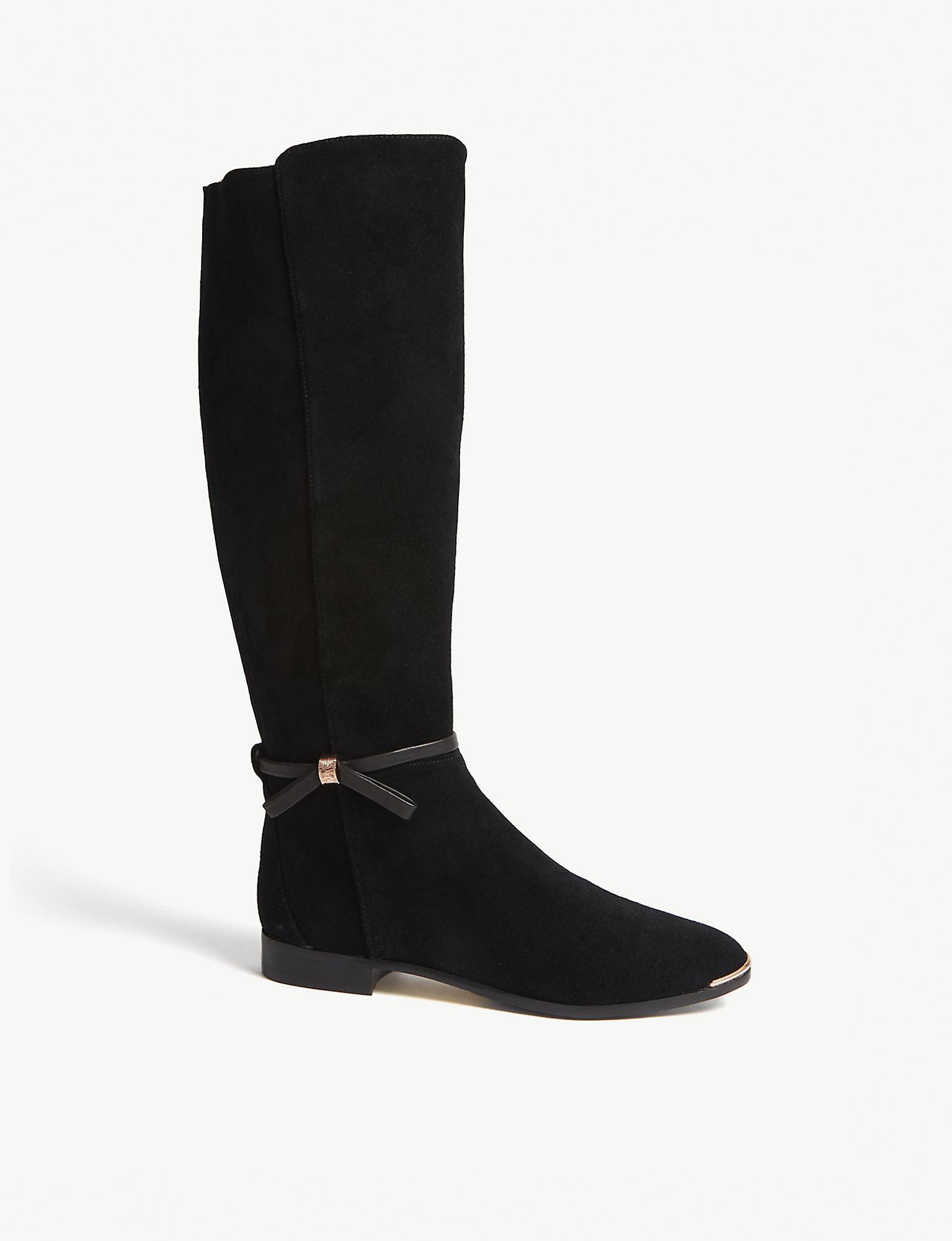 ted baker long black boots