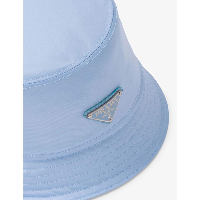 Blue prada bucket hat sales
