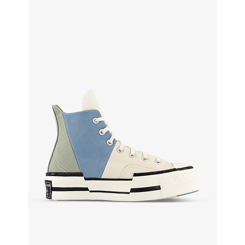 Converse Chuck 70 Plus Split panel Cotton canvas High top Trainers