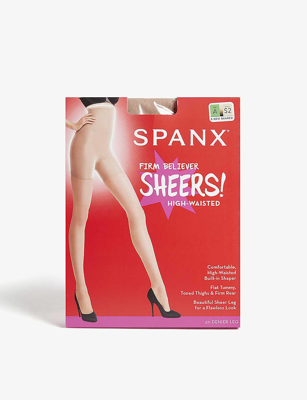 Spanx Firm Believer Tights in Red