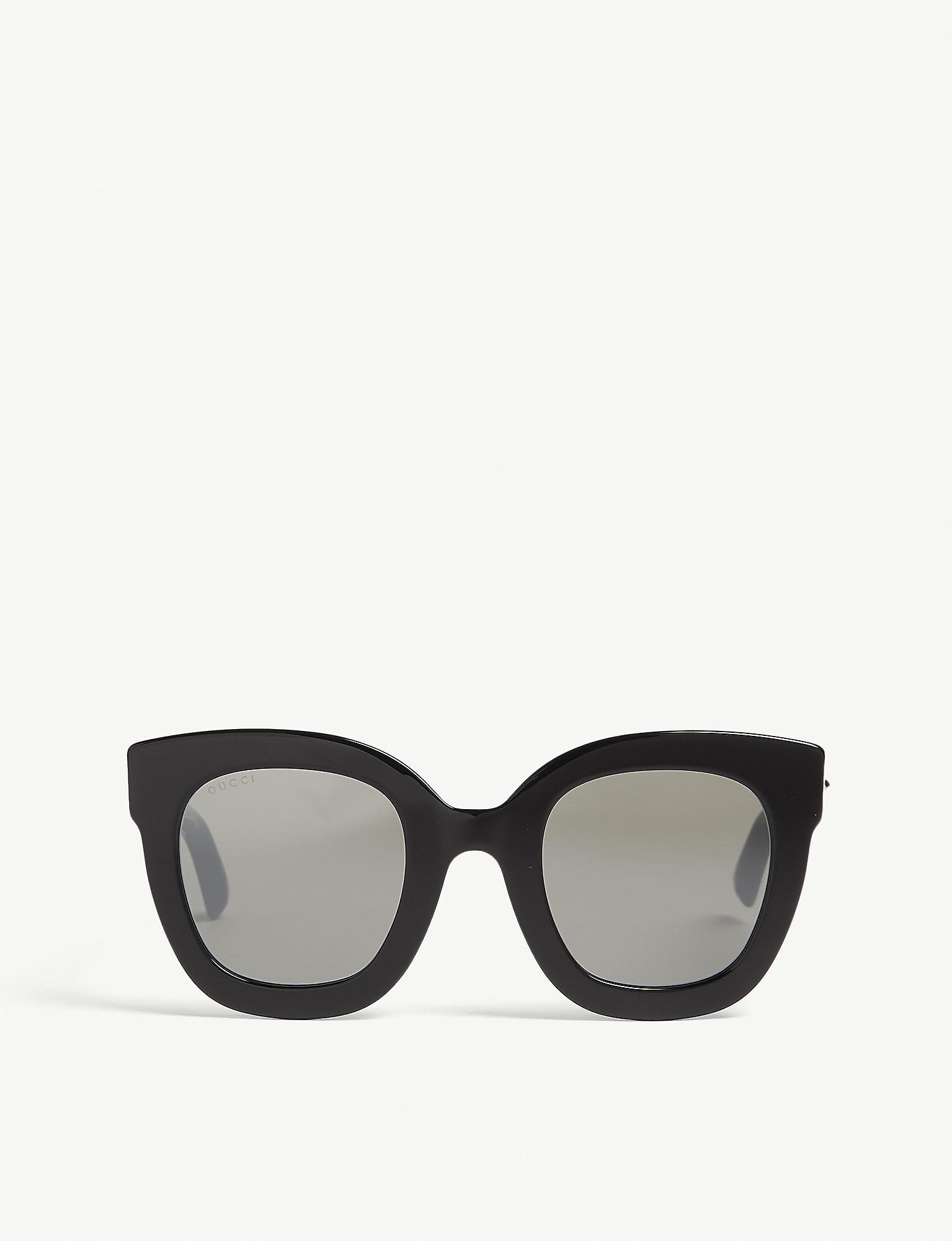 gucci oval web gg sunglasses