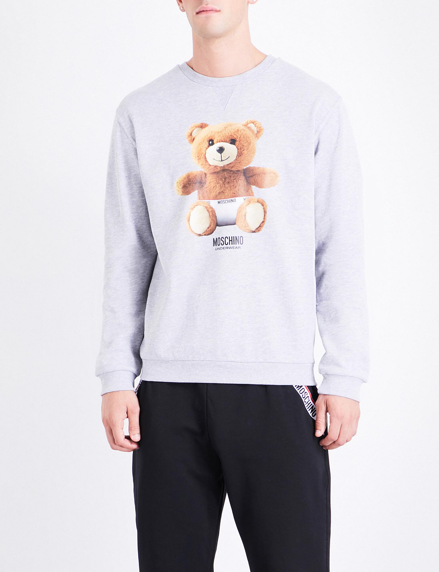 moschino teddy bear mens