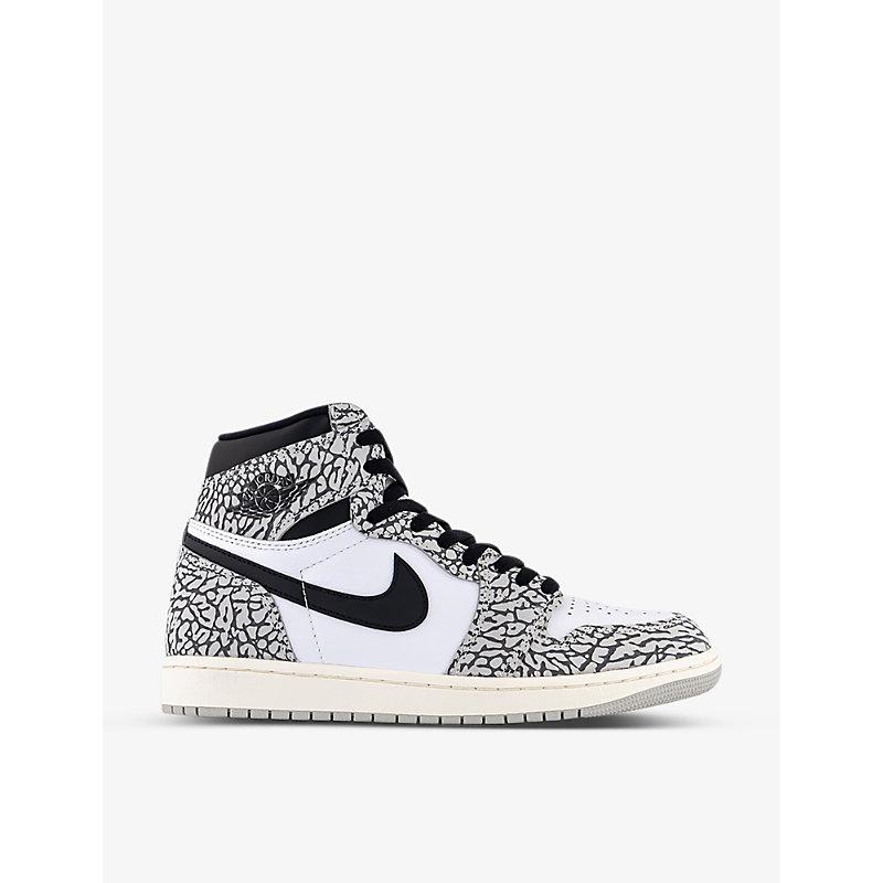 Nike Air 1 High-top Woven Trainers in Grey for Men | Lyst Australia