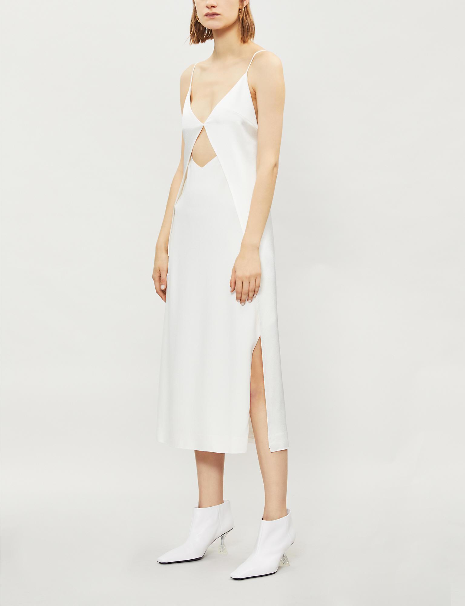 dion lee dress white