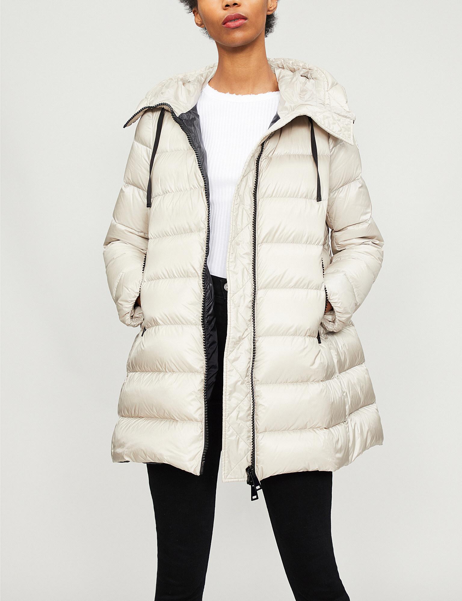 Moncler Suyen Goose Down And Featherfilled Padded Shell Coat in