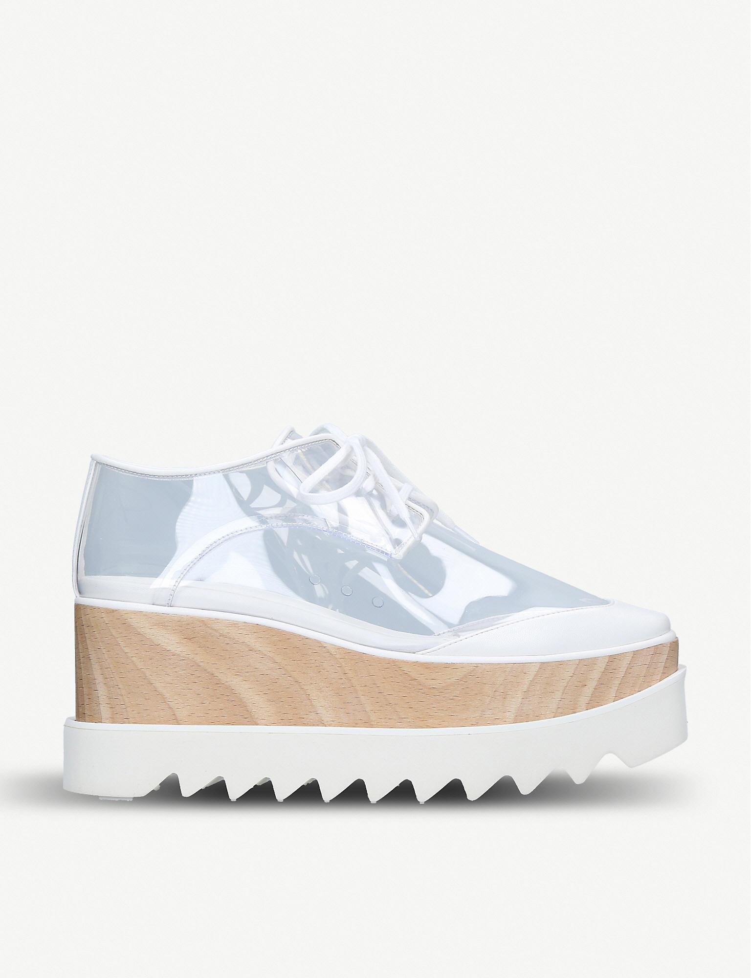 platform shoes clear