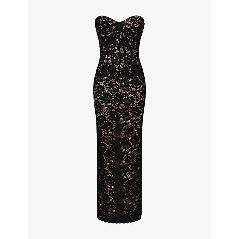 house of cb black lace maxi dress Tiff Black Velvet Lace Maxi Dress @houseofcb #houseofcb #velvet #lace # maxidress