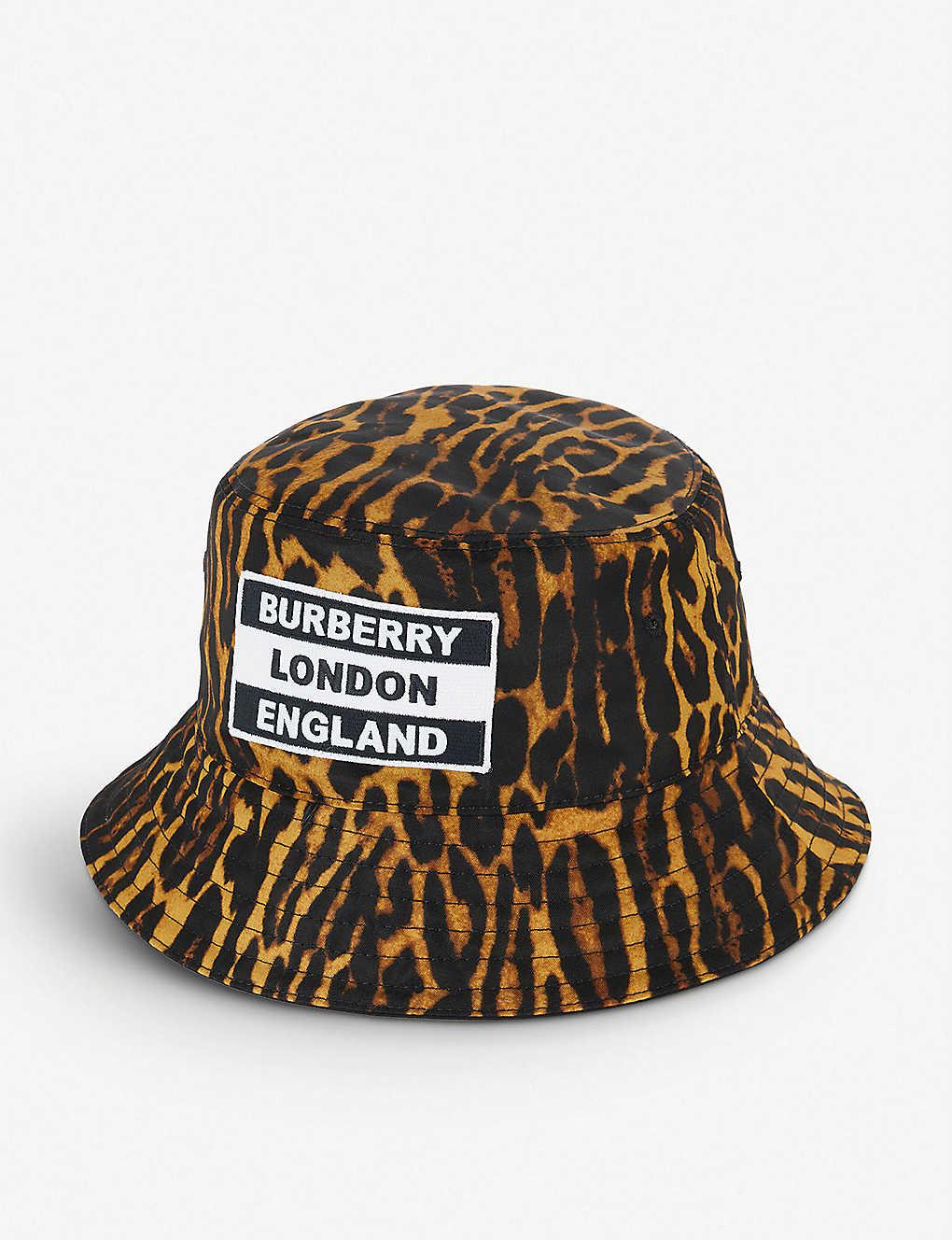 burberry bucket hat leopard