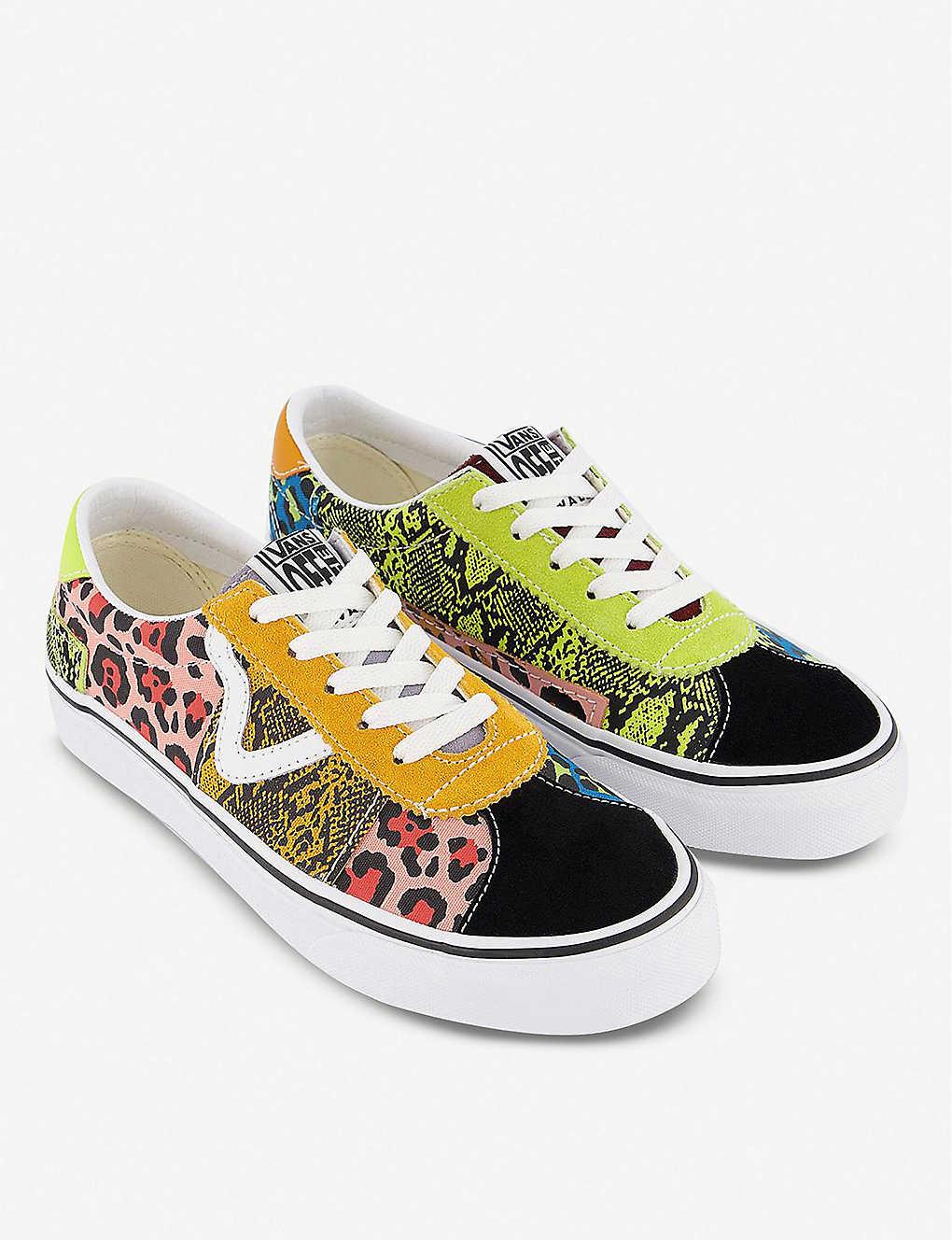 vans sport mixed print sneaker
