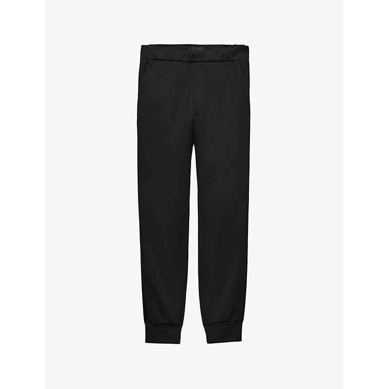 Prada Technical Slim Fit Cotton Jersey Jogging Bottoms in Black for Men Lyst UK