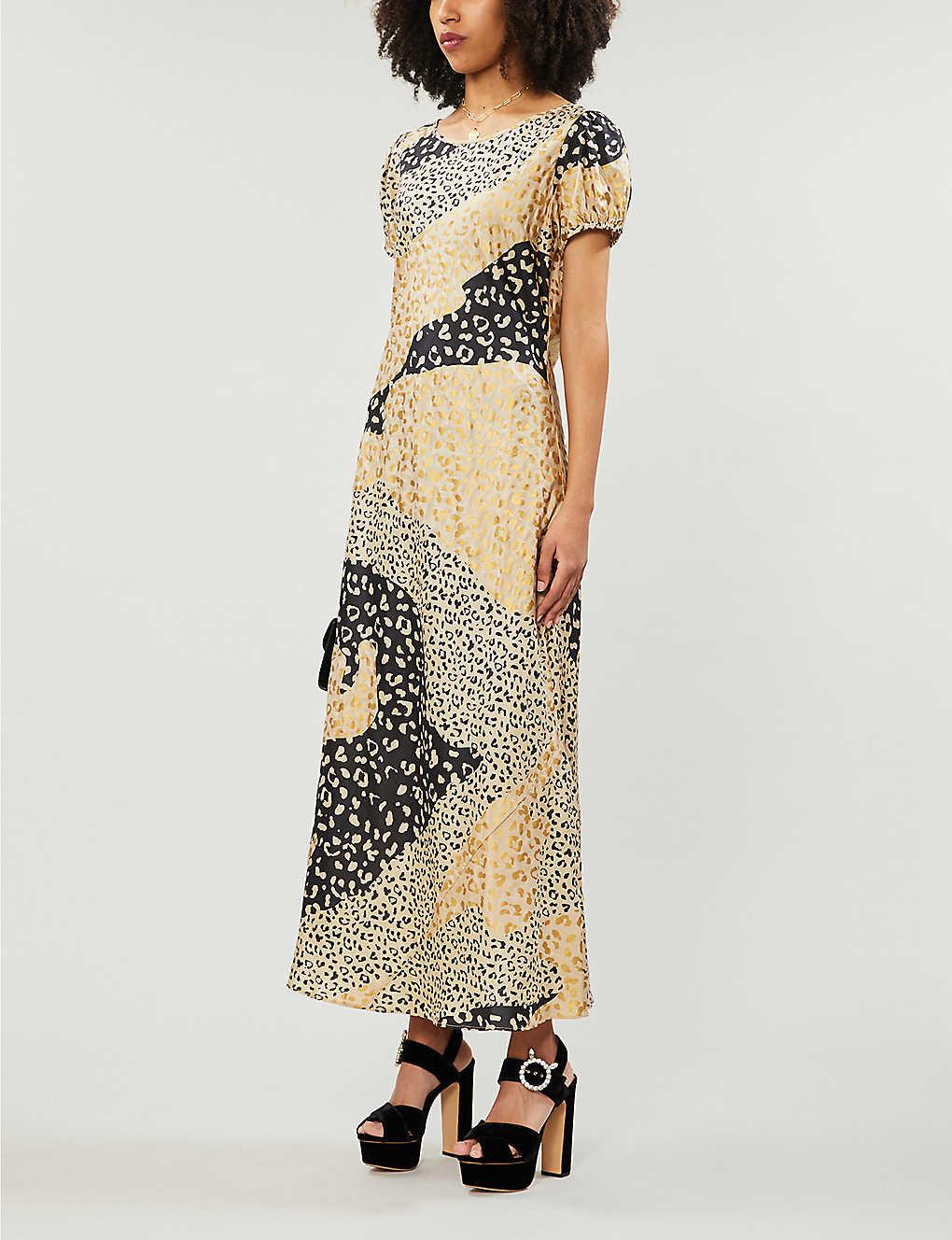 rixo leopard print dress