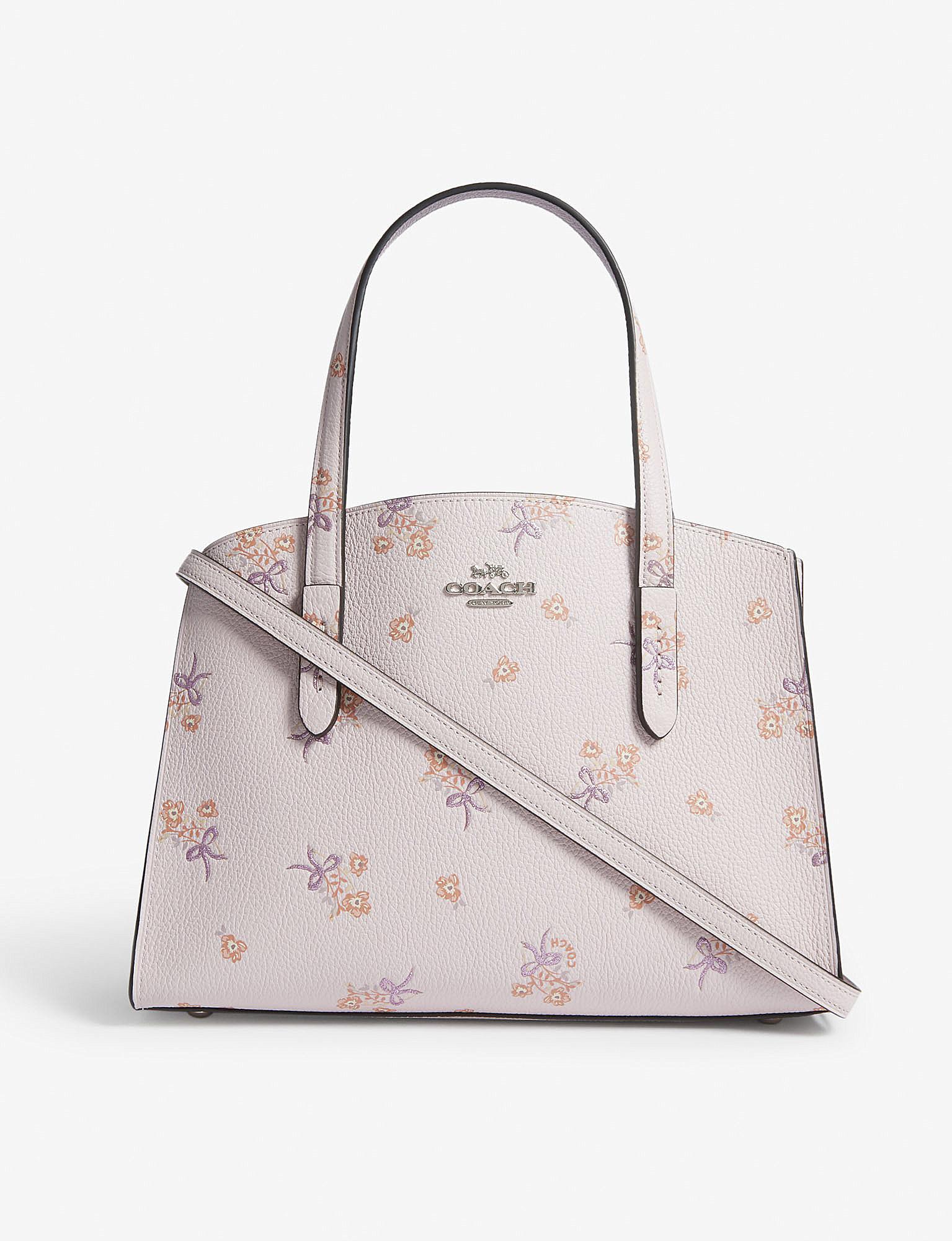 Buy GUESS Pink Floral Print Handheld Bag With Sling Strap - Handbags for  Women 1738200 | Myntra