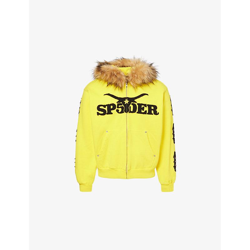 スパイダー ウェブスーツ パーカー イエロー メンズ - SS21 - JP