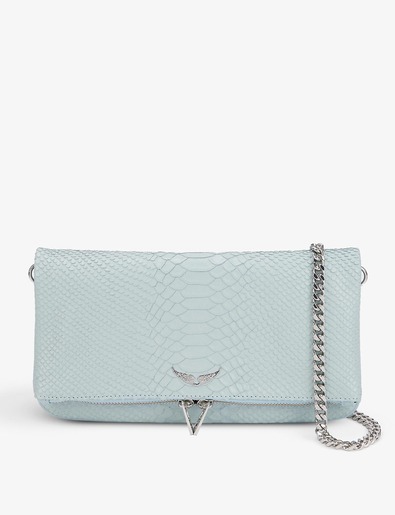 Zadig & Voltaire Rock Blue Leather Mini Bag