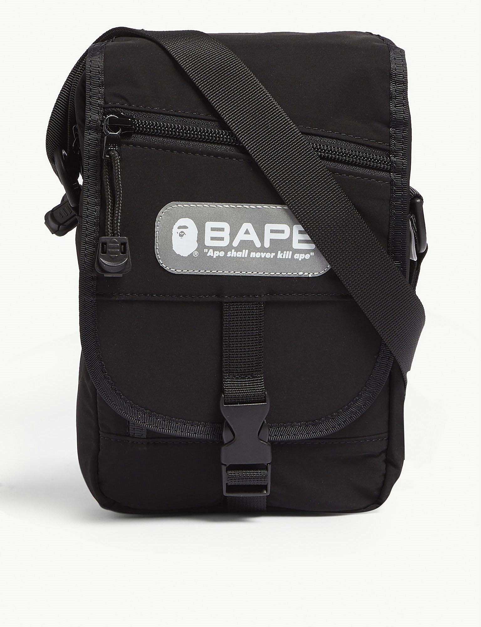 A Bathing Ape Bape Mini Shoulder Bag in Black for Men | Lyst