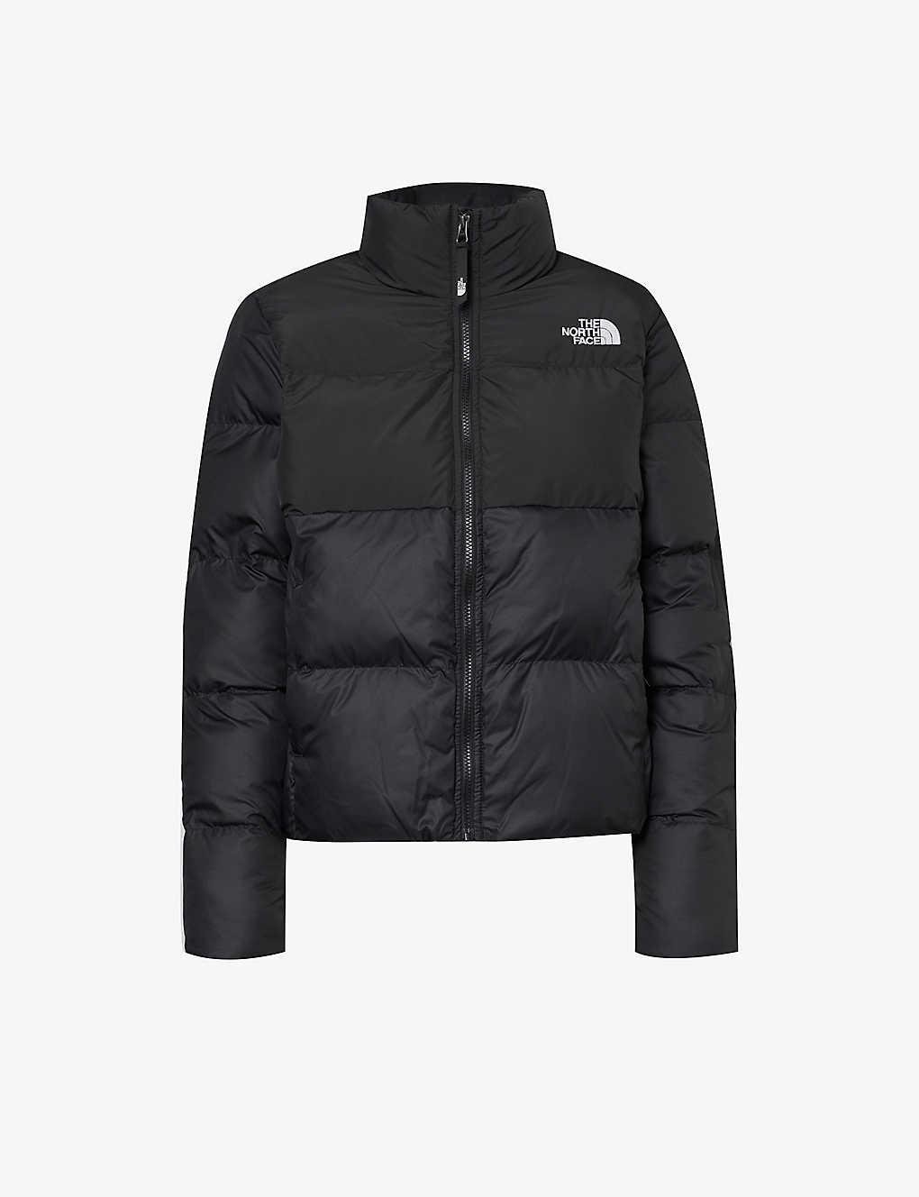 North face jacket on sale white and black