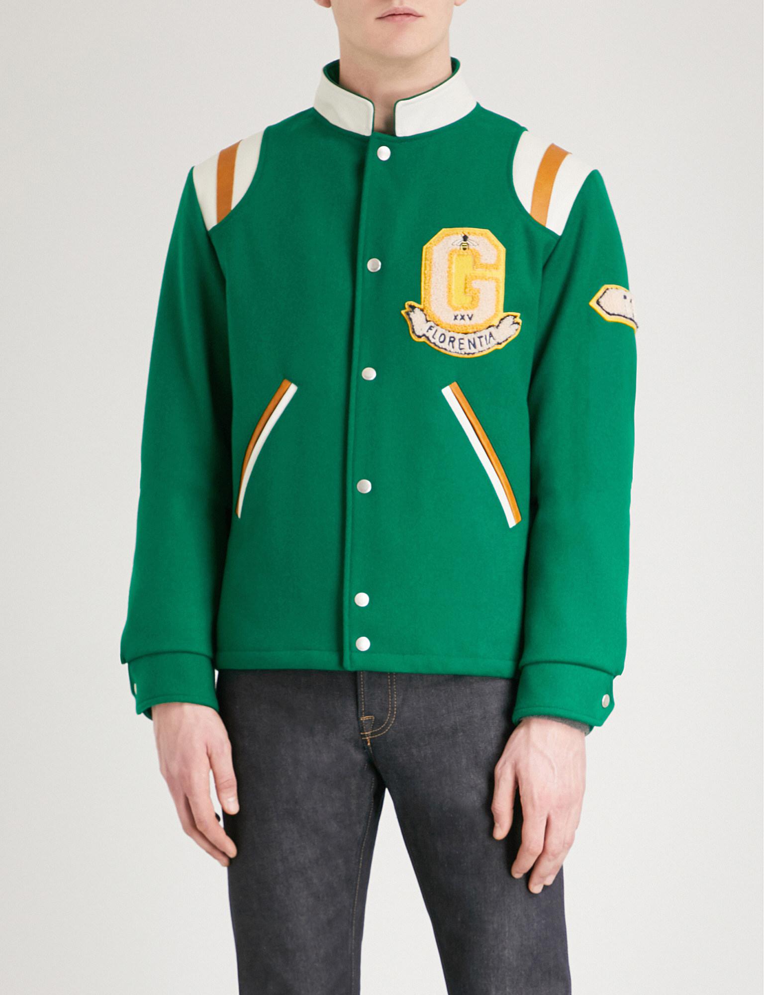 gucci college jacket