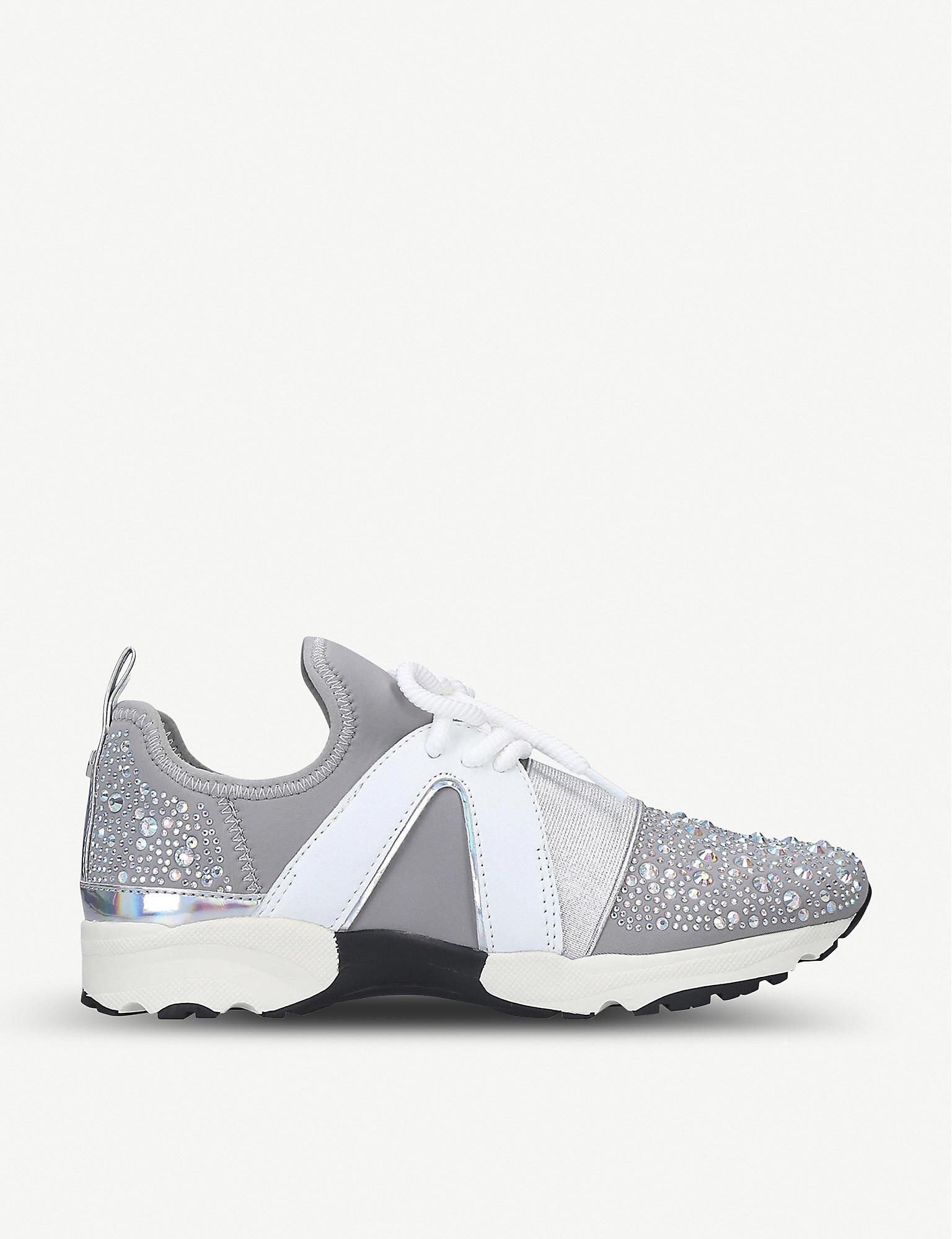 carvela grey trainers