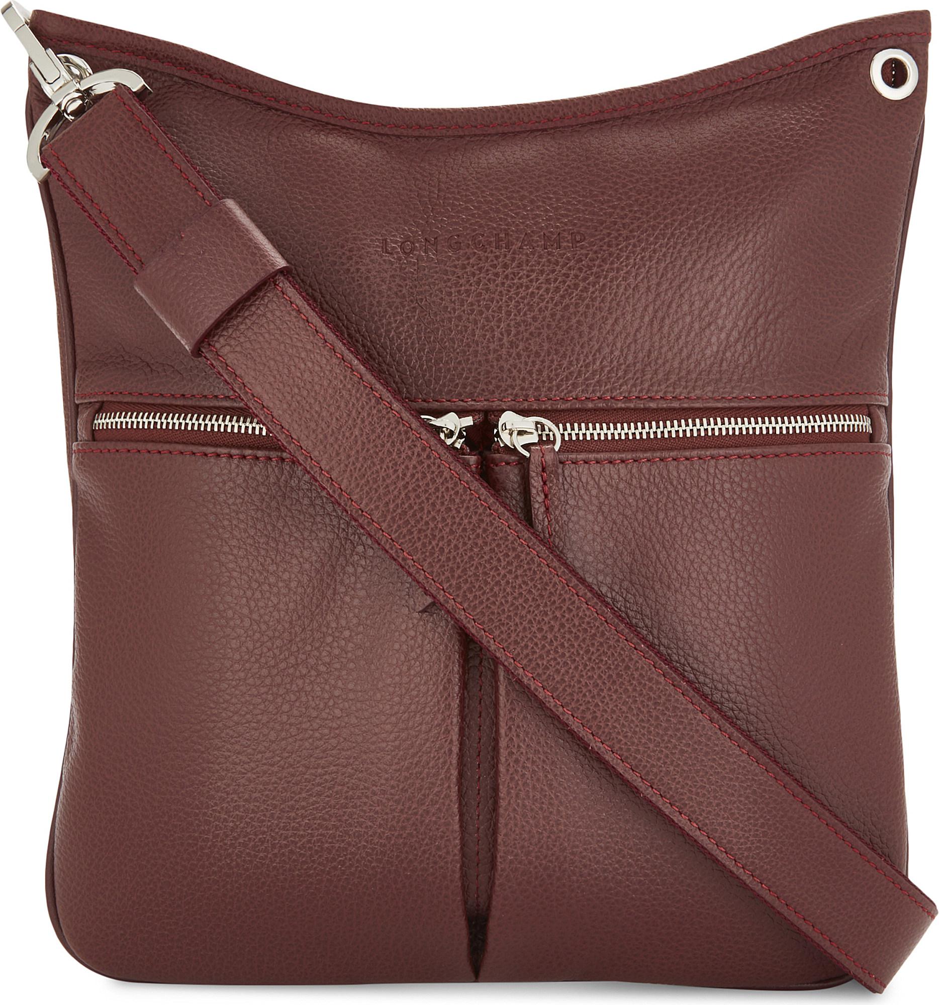 Longchamp Foulonne Leather Shoulder Bag Lyst