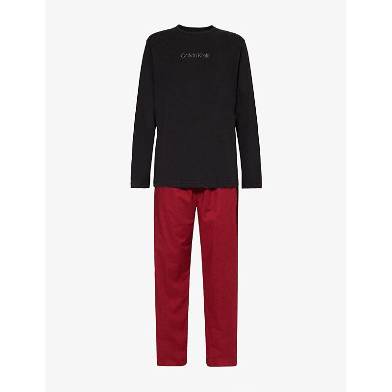 Mens calvin klein pyjamas set hotsell