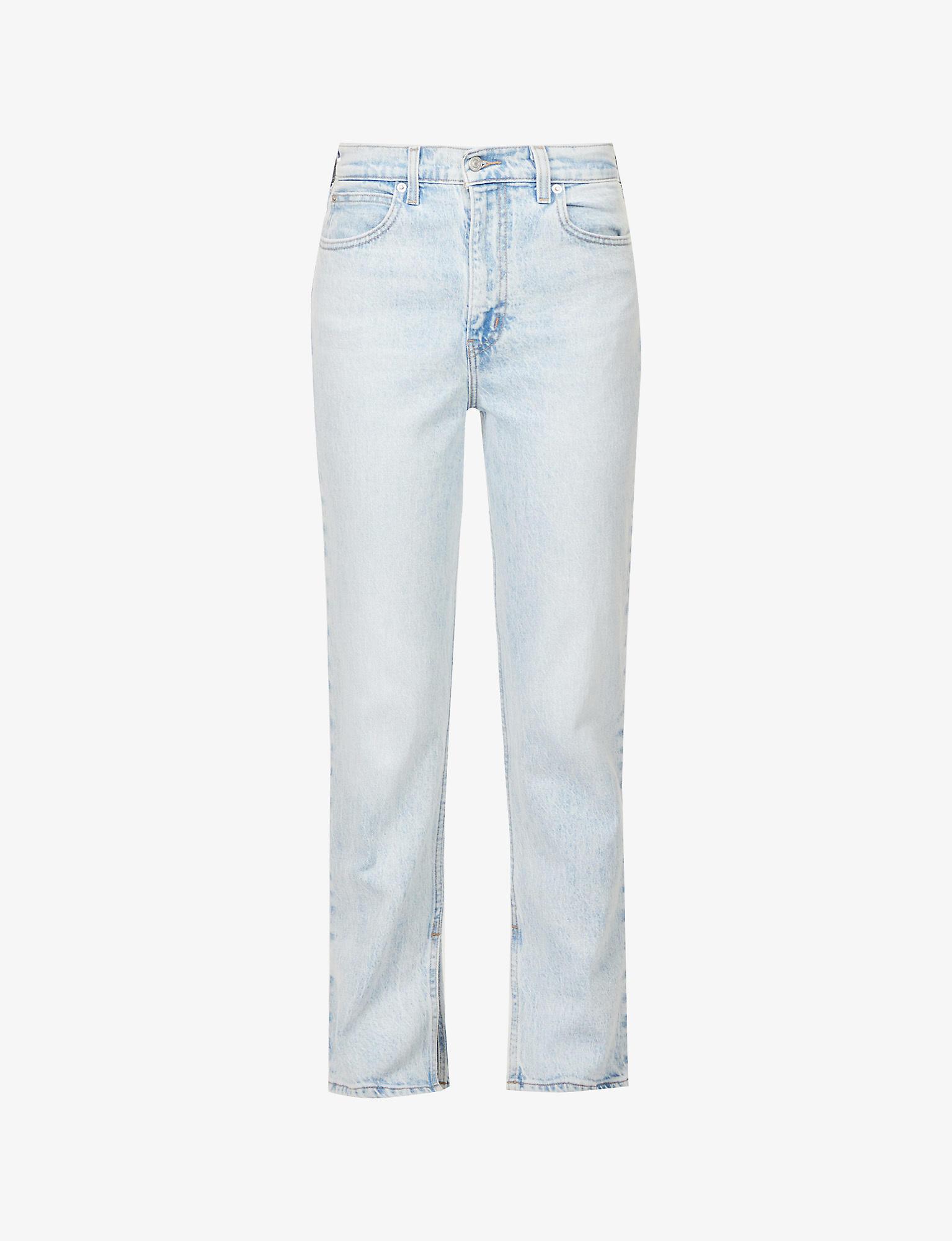 Levi's 70s High Slim Straight-leg High-rise Stretch-denim Jeans in Blue ...