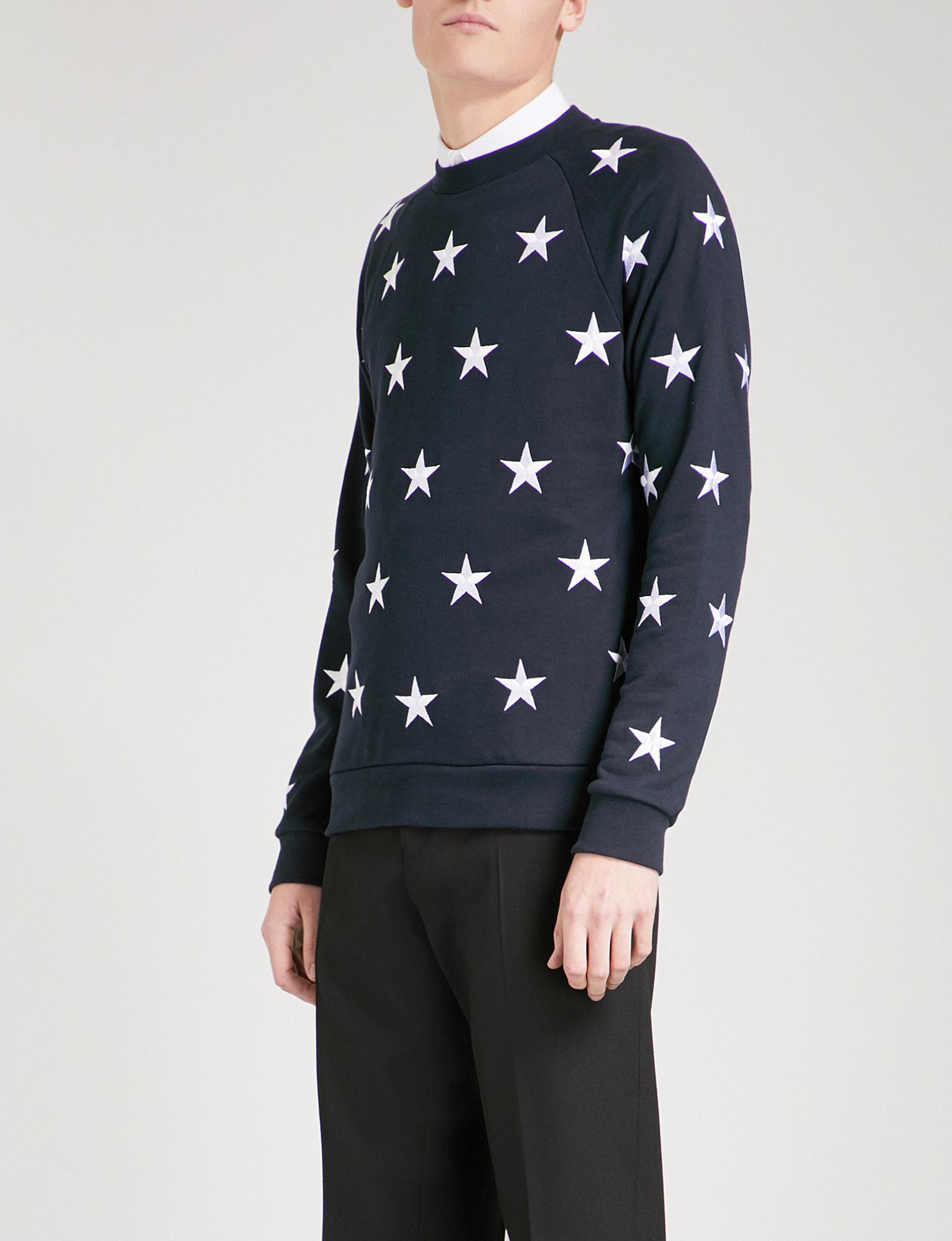 navy star sweatshirt