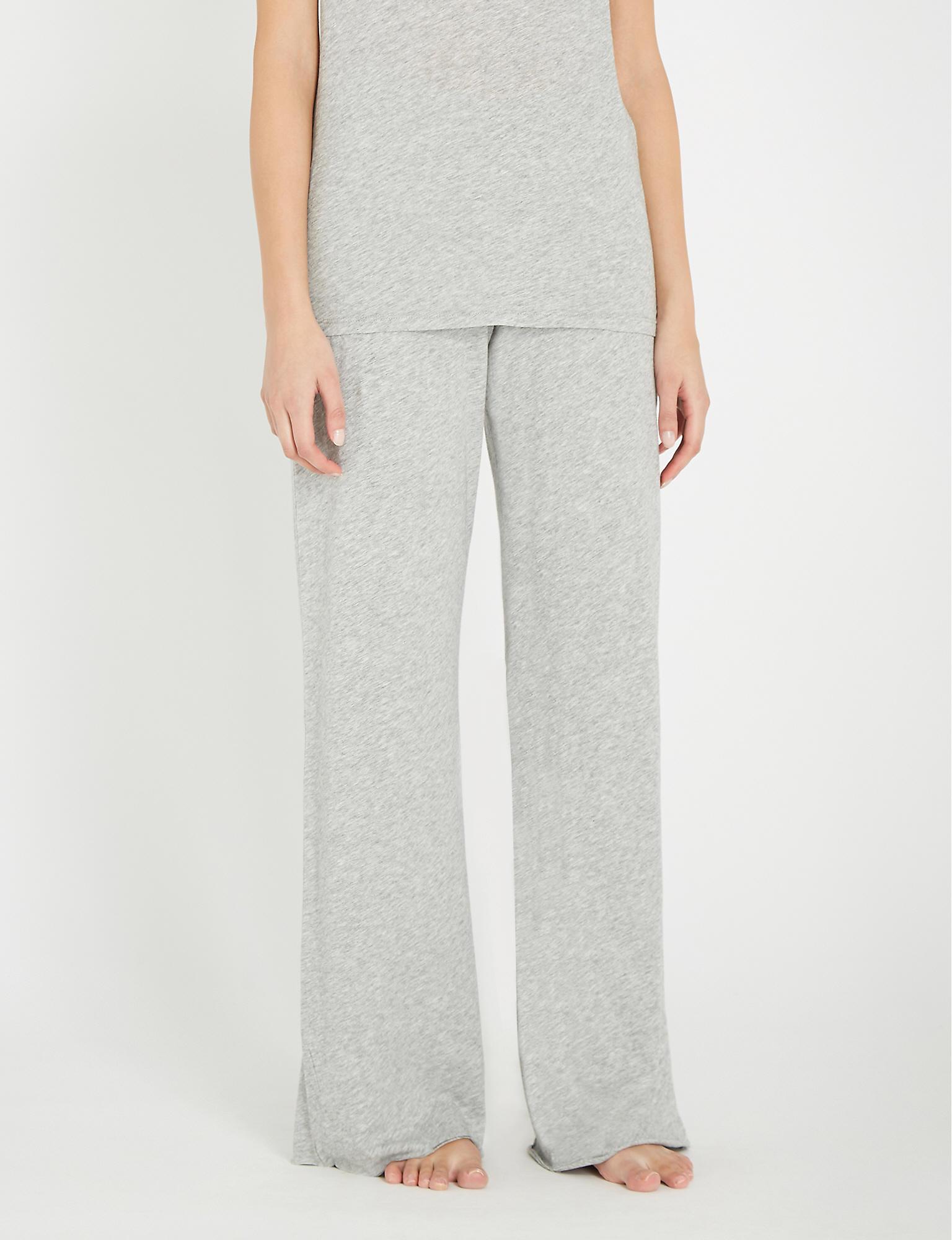 Skin Wide-leg Pima-cotton Jersey Pyjama 