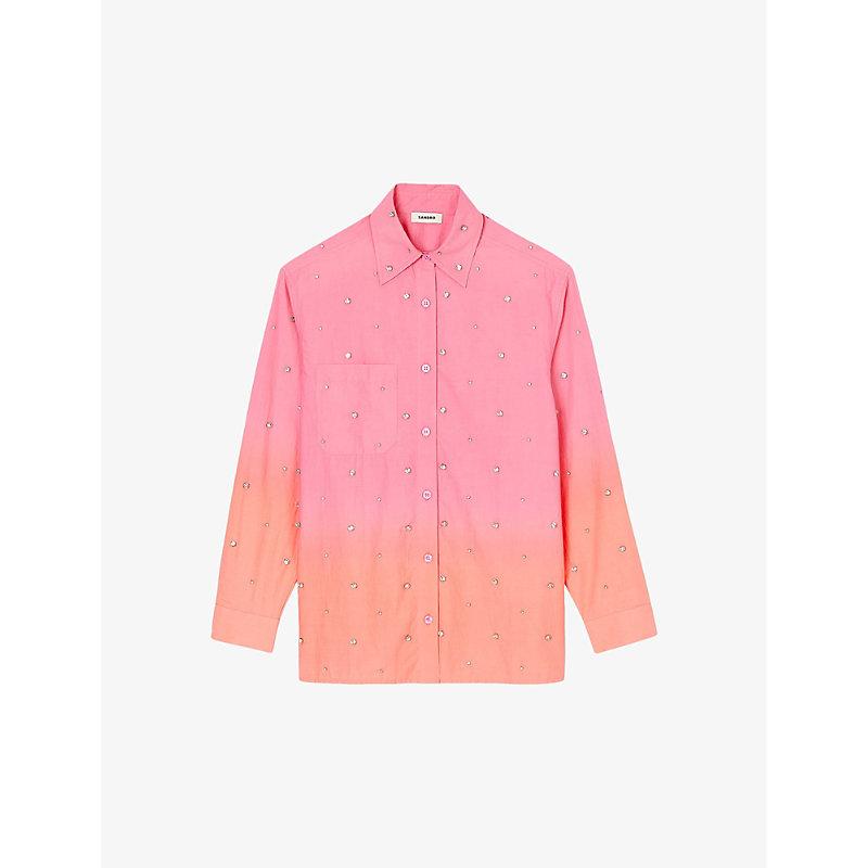 sandro tie dye shirt