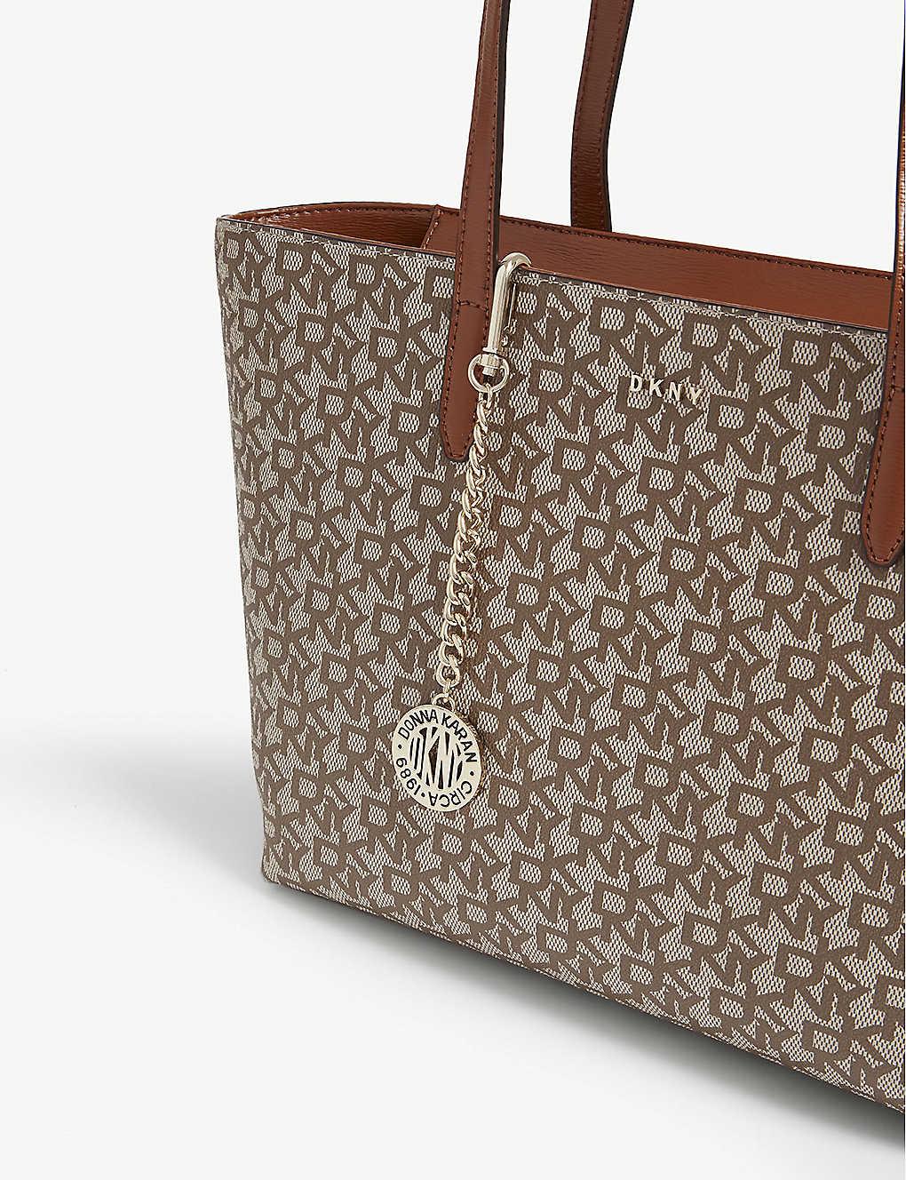 dkny bryant logo satchel