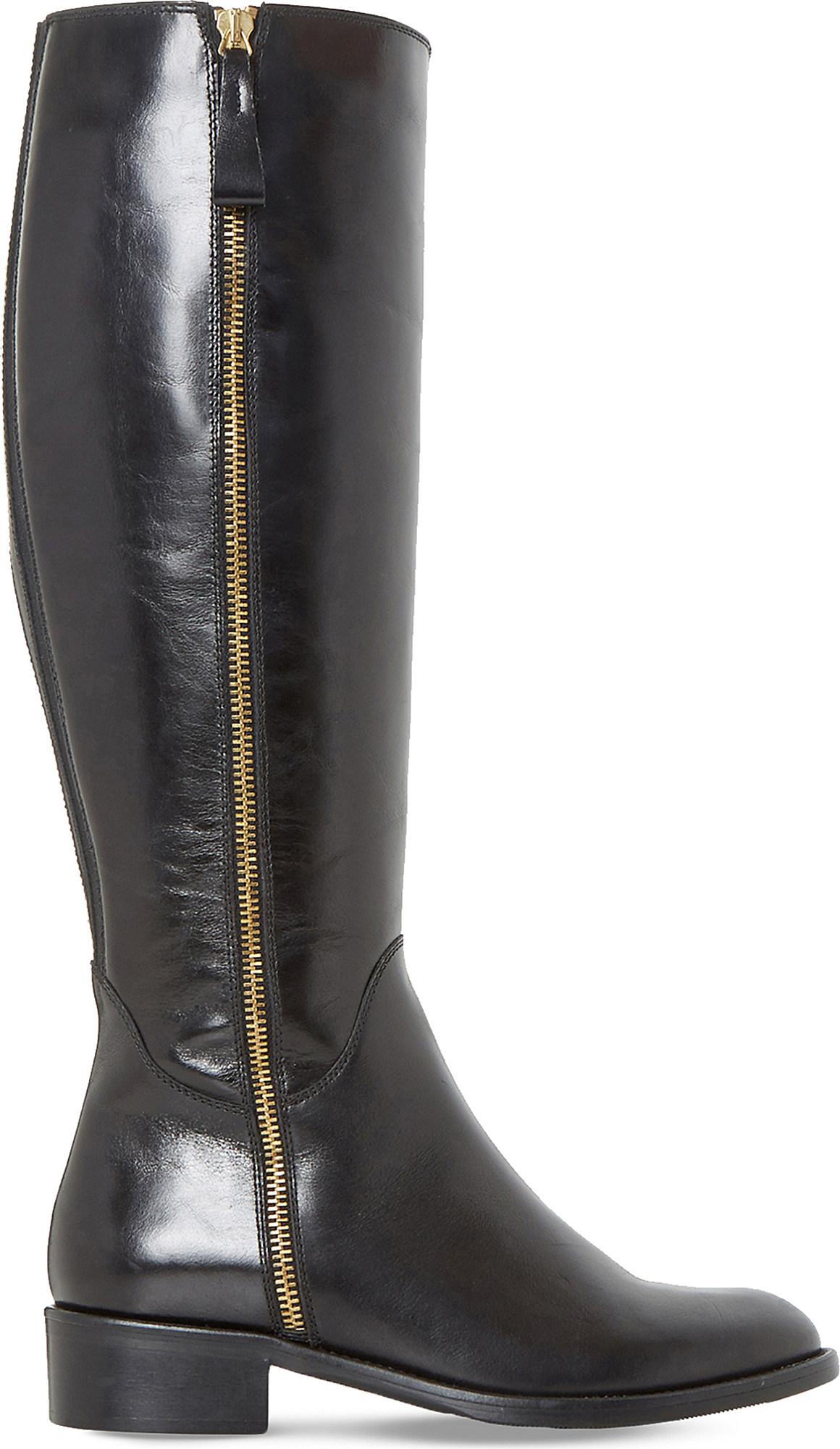 Dune Tillyy Leather Riding Boots in 
