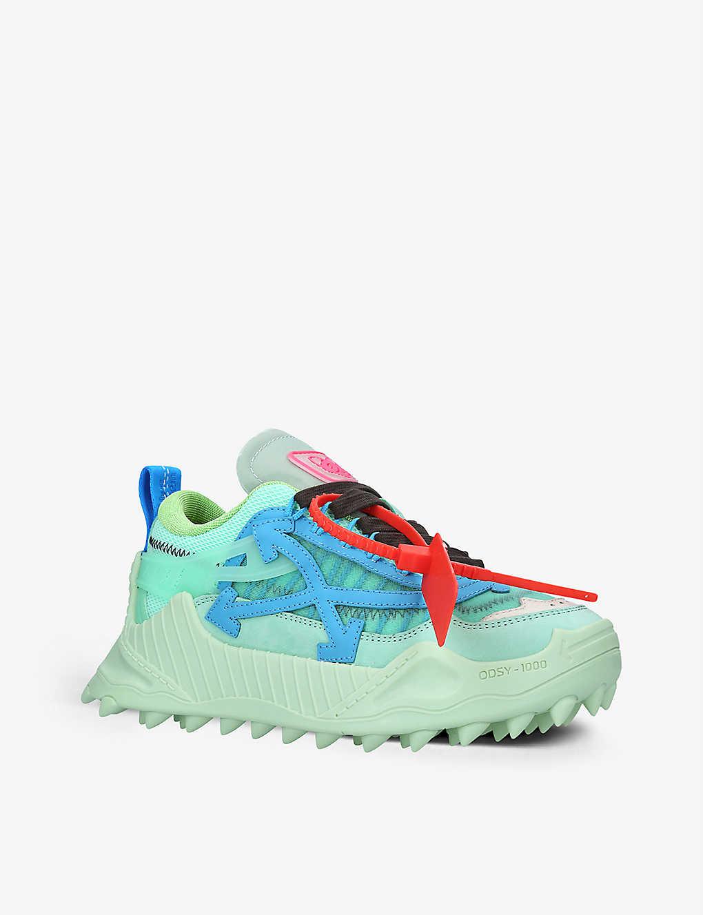 off white trainers green