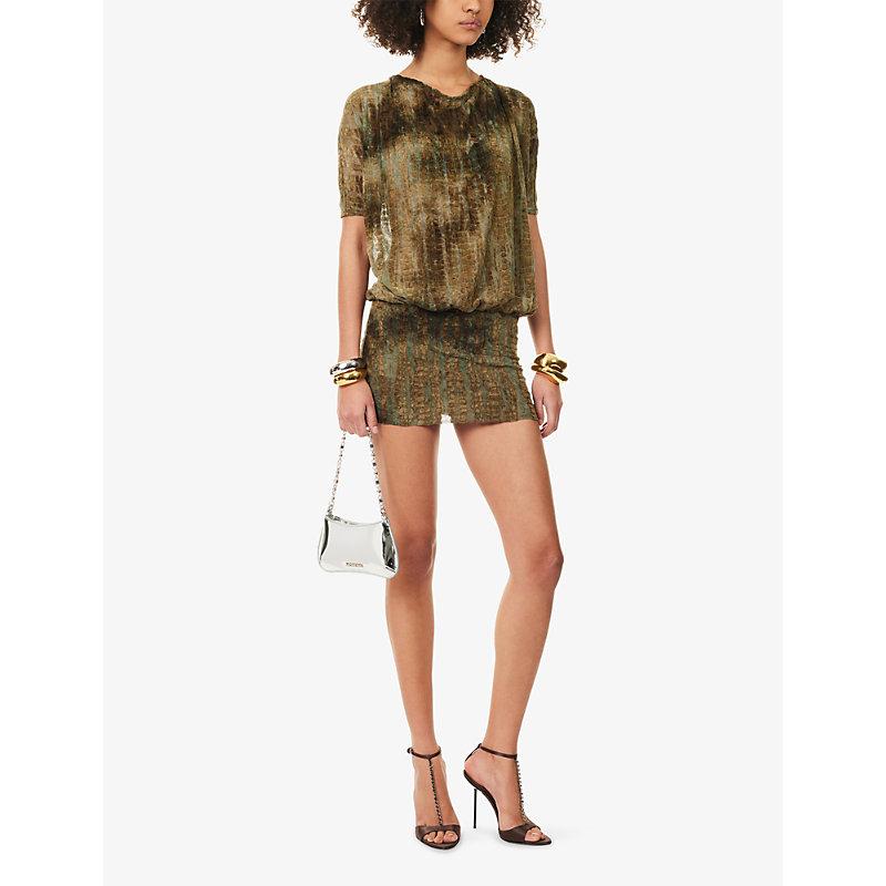 jaded london: ophidian devore backless mini dress Ophidian Devore Backless Mini Dress | Jaded London
