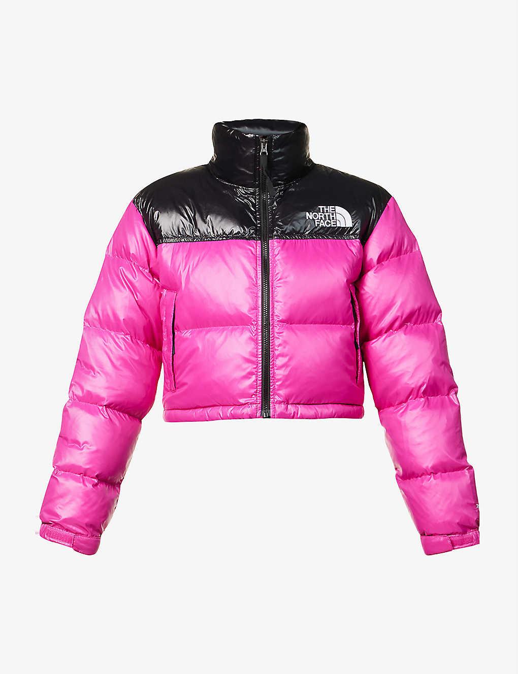 north face puffer jacket coloured