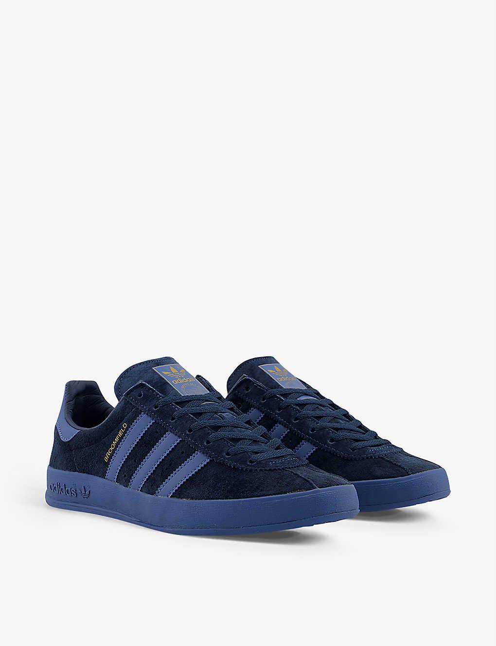 adidas Broomfield Suede Trainers in Blue for Men | Lyst