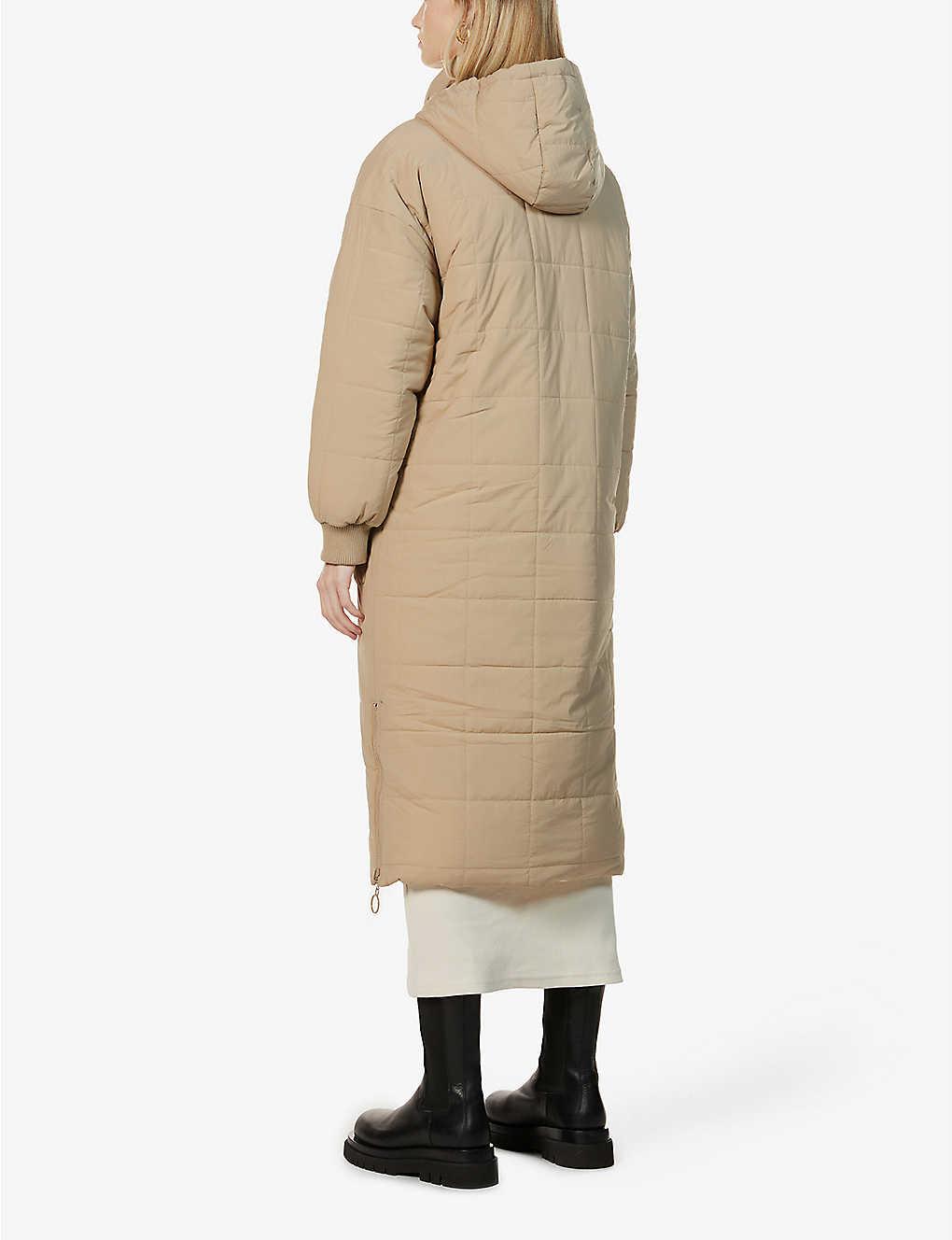 topshop long puffer coat