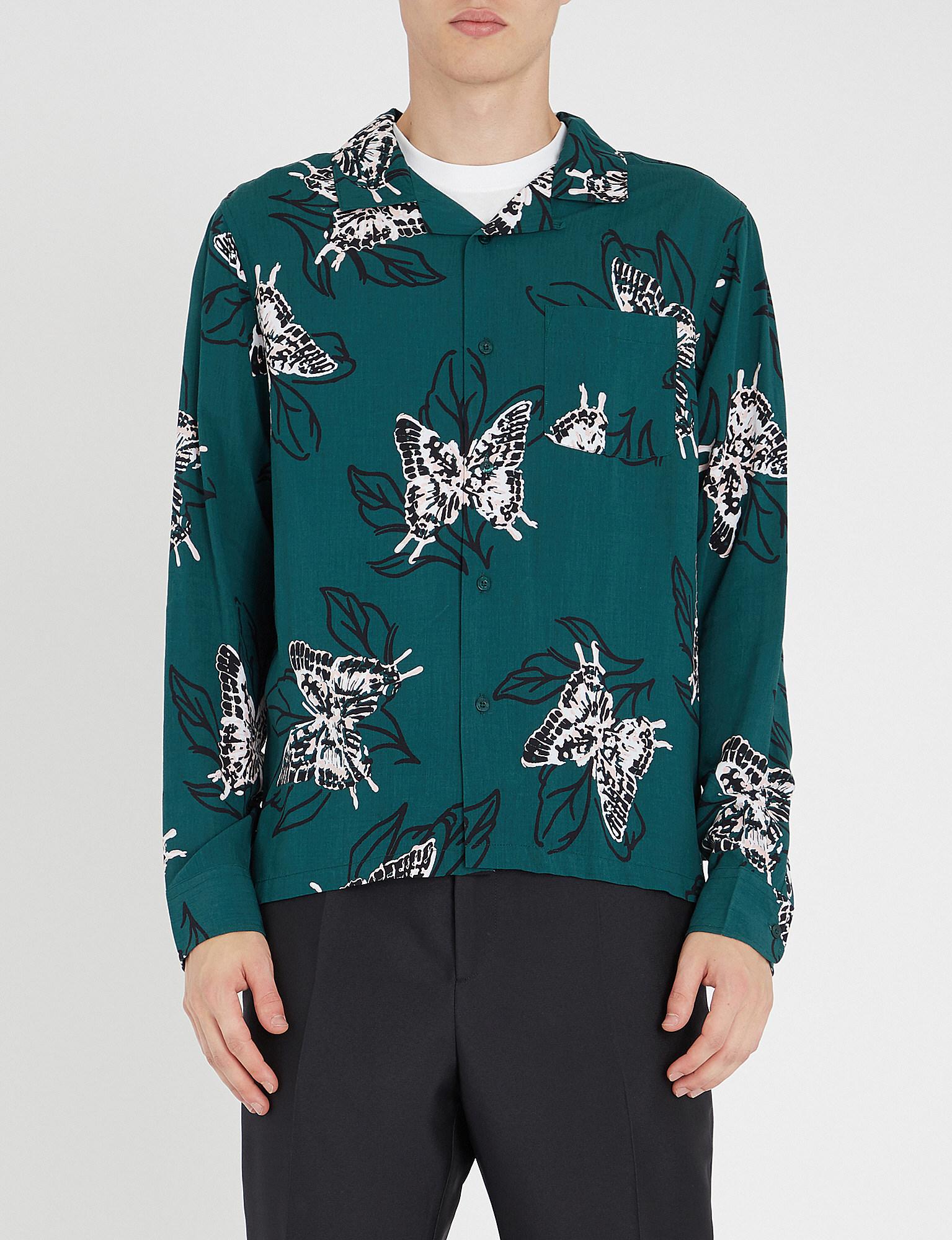 Stussy Butterfly Long Sleeve Shirt in 