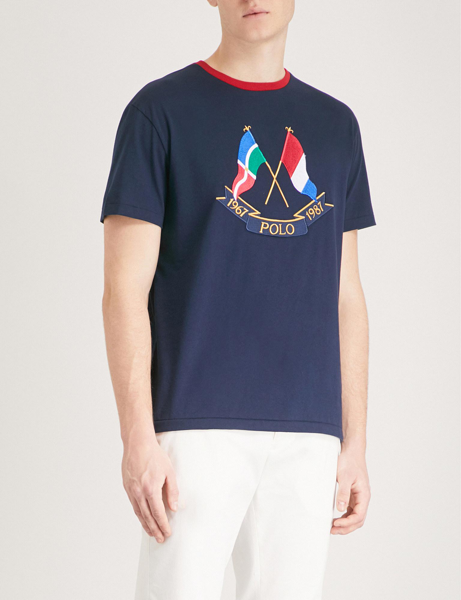 polo ralph lauren flag shirt