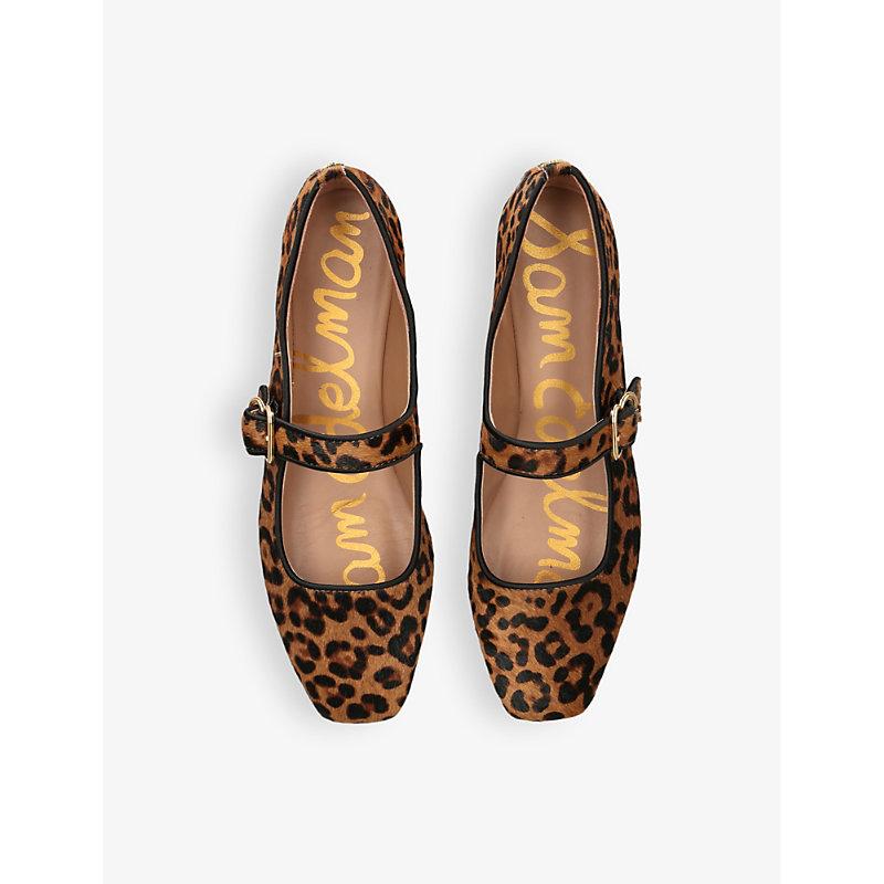 Sam Edelman Rodney D'orsay Ballet Flats Dusty Blue snake print Leather